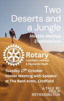 ROTARY MEETING AT THE BENT ARMS
